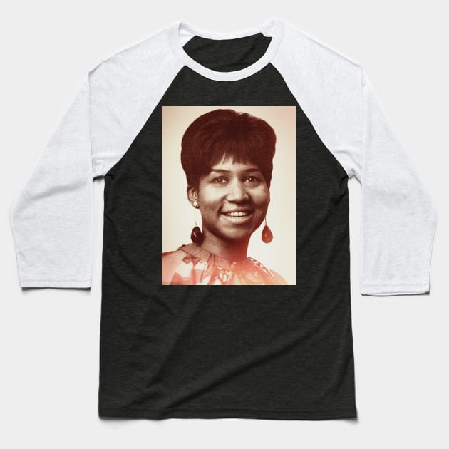 Aretha Franklin I Say A Little Prayer Baseball T-Shirt by 1AlmightySprout